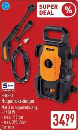 ALDI Ferrex Hogedrukreiniger aanbieding