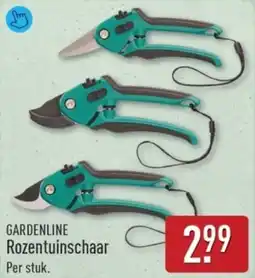 ALDI Gardenline Rozentuinschaar aanbieding