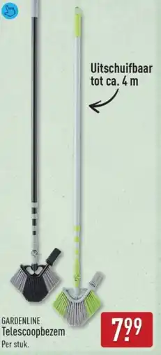ALDI Gardenline Telescoopbezem aanbieding