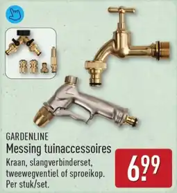 ALDI Gardenline Messing Tuinaccessoires aanbieding