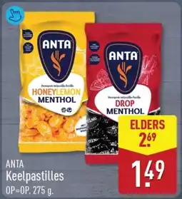 ALDI Anta Keelpastilles aanbieding