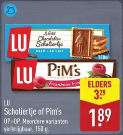 ALDI LU Scholiertje of Pim's aanbieding