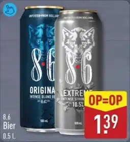ALDI 8.6 Bier aanbieding