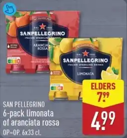ALDI San Pellegrino Limonata of Aranciata Rossa aanbieding