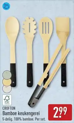 ALDI Crofton Bamboe keukengerei aanbieding