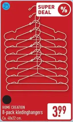 ALDI Home Creation Kledinghangers aanbieding