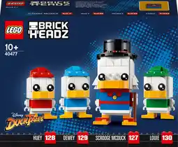 Bol.com LEGO BrickHeadz Dagobert Duck Kwik Kwek en Kwak - 40477 aanbieding