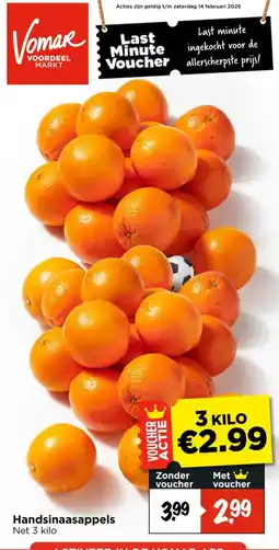 Vomar Voordeelmarkt Handsinaasappels aanbieding
