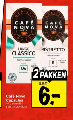 Vomar Voordeelmarkt Café Nova Capsules aanbieding