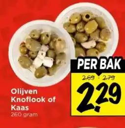 Vomar Voordeelmarkt Olijven Knoflook of Kaas aanbieding