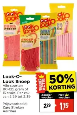 Vomar Voordeelmarkt Look-O- Look Snoep aanbieding