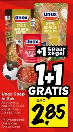 Vomar Voordeelmarkt Unox Soep in Zak aanbieding