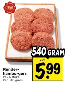 Vomar Voordeelmarkt Runder hamburgers aanbieding