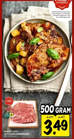 Vomar Voordeelmarkt BOER'N LAND Schouderkarbonade aanbieding