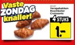 Vomar Voordeelmarkt Versgebakken Roomboter Croissants aanbieding