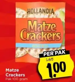 Vomar Voordeelmarkt Matze Crackers aanbieding