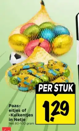 Vomar Voordeelmarkt Paas eitjes of Kuikentjes in Netje aanbieding