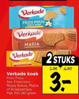Vomar Voordeelmarkt Verkade koek aanbieding