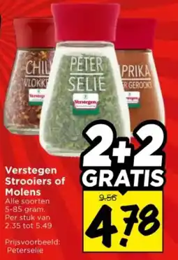 Vomar Voordeelmarkt Verstegs Strooiers of Molens aanbieding