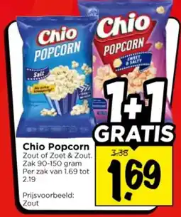 Vomar Voordeelmarkt Chio Popcorn aanbieding