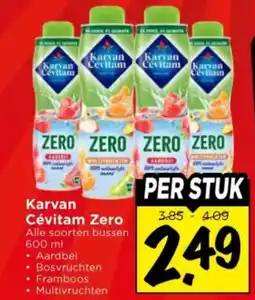 Vomar Voordeelmarkt Karvan Cévitam Zero aanbieding