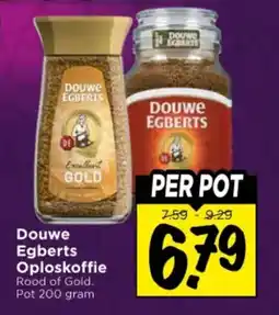 Vomar Voordeelmarkt Douwe Egberts Oploskoffie aanbieding