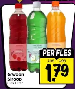 Vomar Voordeelmarkt G'woon Siroop aanbieding