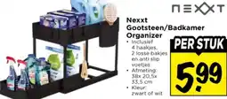 Vomar Voordeelmarkt Nexxt Gootsteen/Badkamer Organizer aanbieding