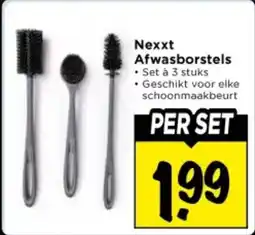 Vomar Voordeelmarkt Nexxt Afwasborstels aanbieding