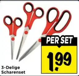 Vomar Voordeelmarkt 3-Delige Scharenset aanbieding