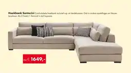 Woonsquare Hoekbank Santorini aanbieding