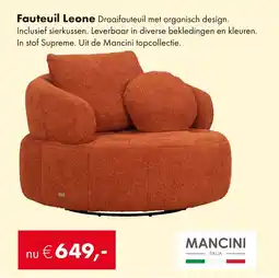 Woonsquare Fauteuil Leone aanbieding