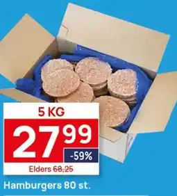 Butlon Hamburgers 80 st. aanbieding