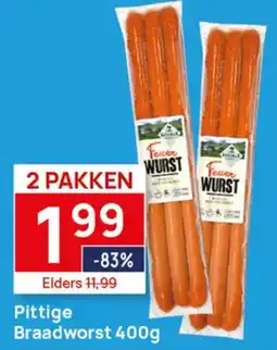 Butlon Pittige Braadworst aanbieding