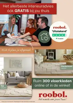 Roobol Checkerboard naturel aanbieding