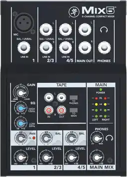 Coolblue Mackie MIX 5 aanbieding