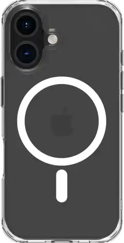 Coolblue BlueBuilt Protective Back Cover met MagSafe iPhone 16 Transparant aanbieding