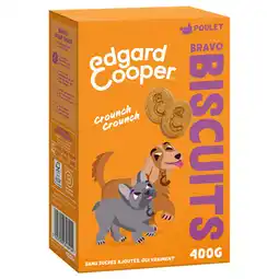 Zooplus Edgard & Cooper Adult Biscuits voor Honden - Kip (2 x 400 g) aanbieding