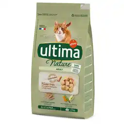 Zooplus 20% korting! Ultima Nature Adult droogvoer voor katten 1,1 kg of 1,25 kg - 2 x 1,25 kg Kip aanbieding