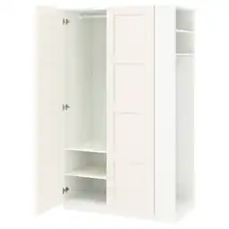 IKEA Pax / bergsbo Kledingkastcombinatie, wit wit/wit, 120x60x201 cm aanbieding