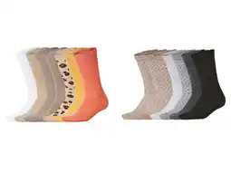 Lidl esmara 7 Paar dames sokken aanbieding