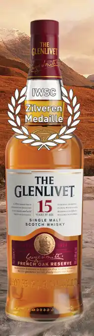 Gall & Gall The Glenlivet 15 years Single malt 700ml aanbieding