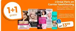 Trekpleister L'Oréal Paris en Garnier haarkleuring aanbieding