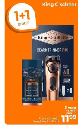 Trekpleister King C scheer aanbieding
