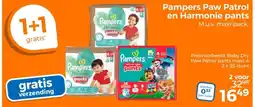 Trekpleister Pampers Paw Patrol en Harmonie pants aanbieding