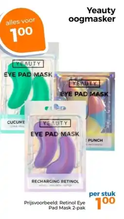Trekpleister Yeauty oogmasker aanbieding