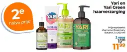 Trekpleister Yari en Yari Green haarverzorging aanbieding