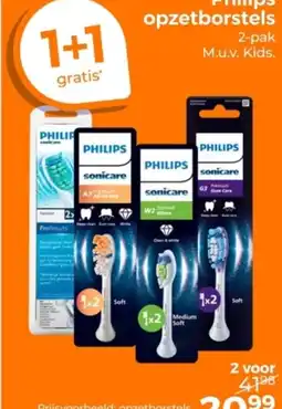 Trekpleister Philips opzetborstels aanbieding