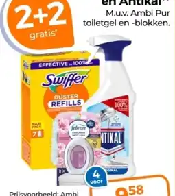 Trekpleister Ambi Pur, Swiffer en Antikal aanbieding