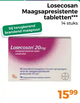 Trekpleister Losecosan Maagsapresistente tabletten aanbieding